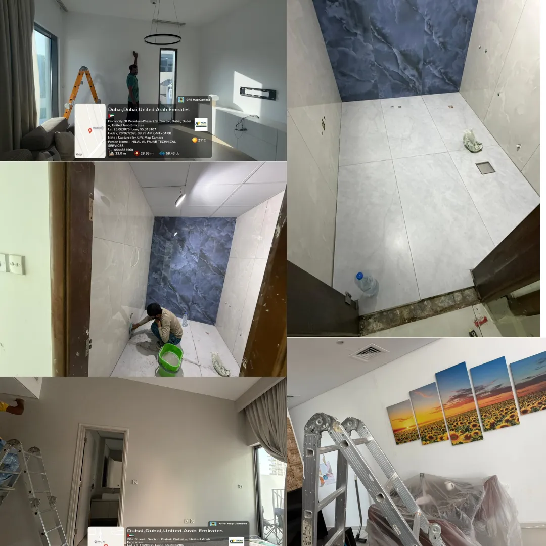 Real technical services work completed by Hilal Al Fajar in Dubai