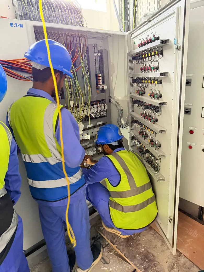 Electrical services work completed by Hilal Al Fajar in JVC Dubai